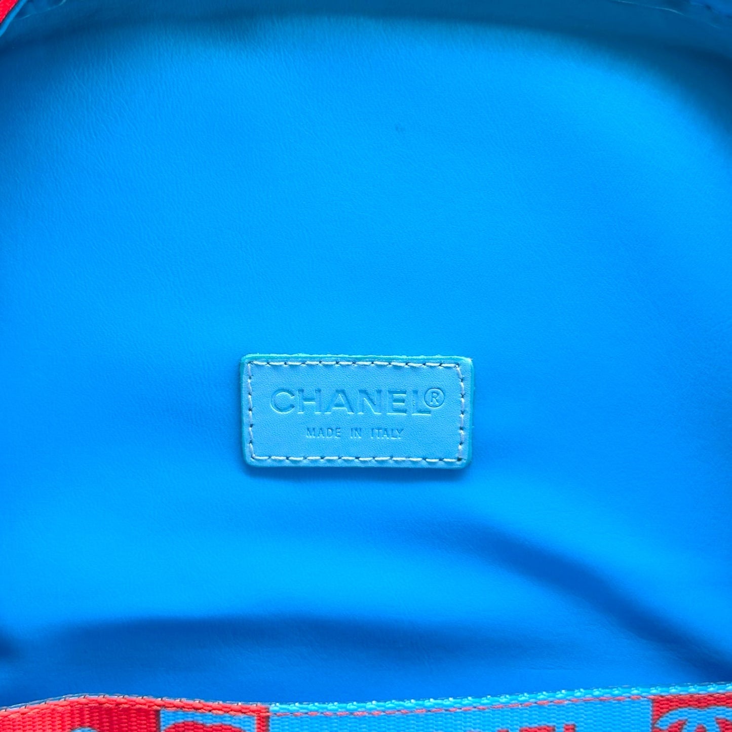 Chanel Sport Backpack Pink Blue Fabric 2000s