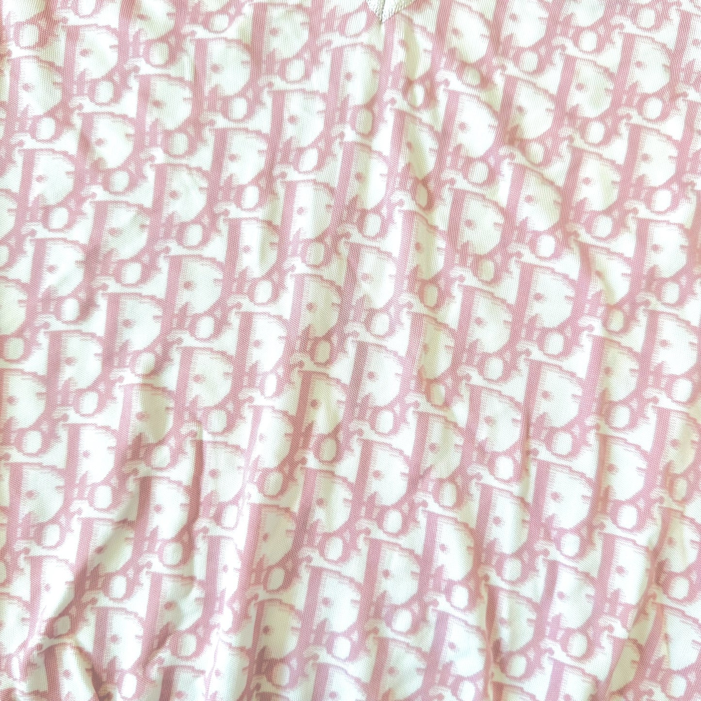 Christian Dior S/S 2004 Pink Trotter Monogram Tank Top