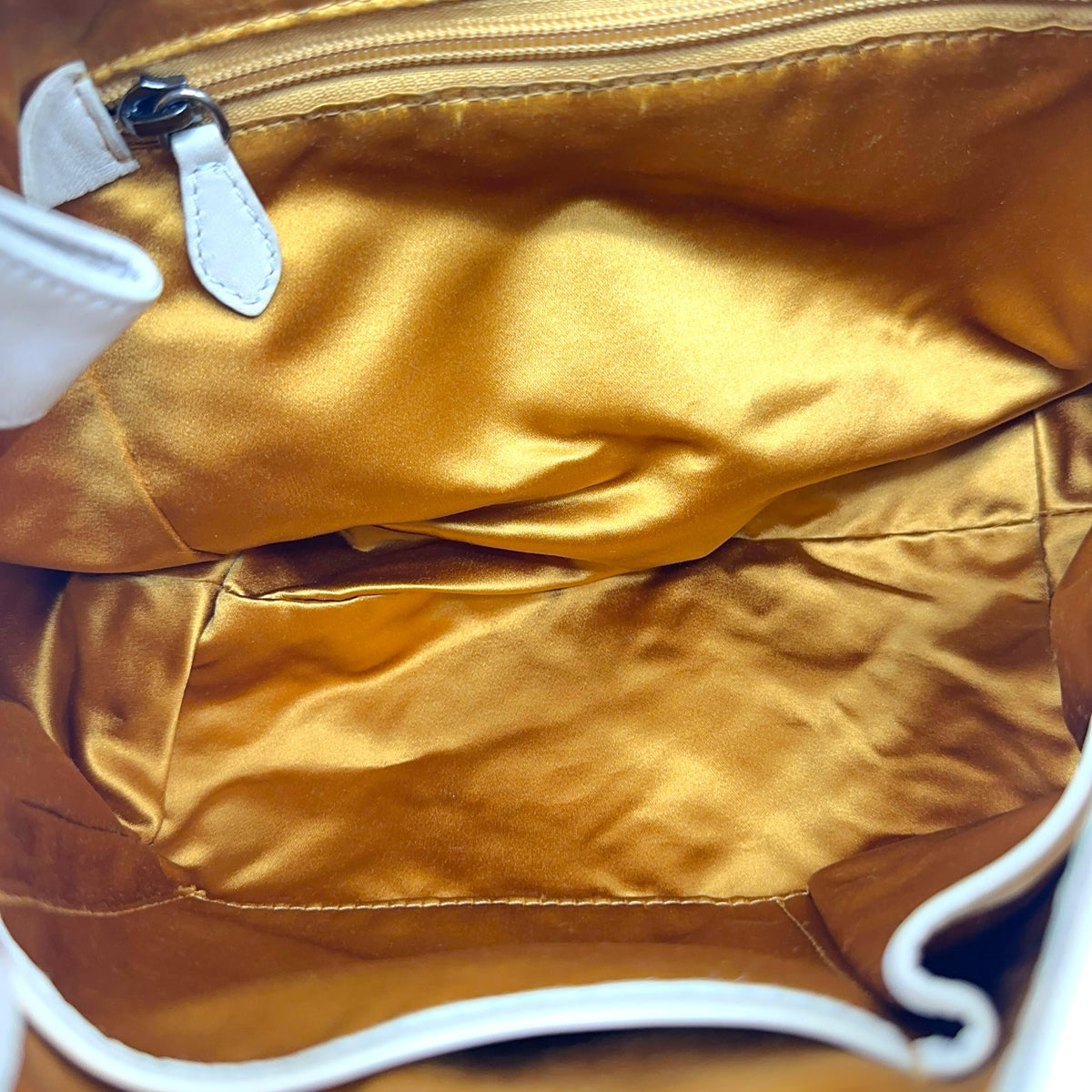 Celine Hobo Shoulder Bag Ivory Leather Fringe Trim