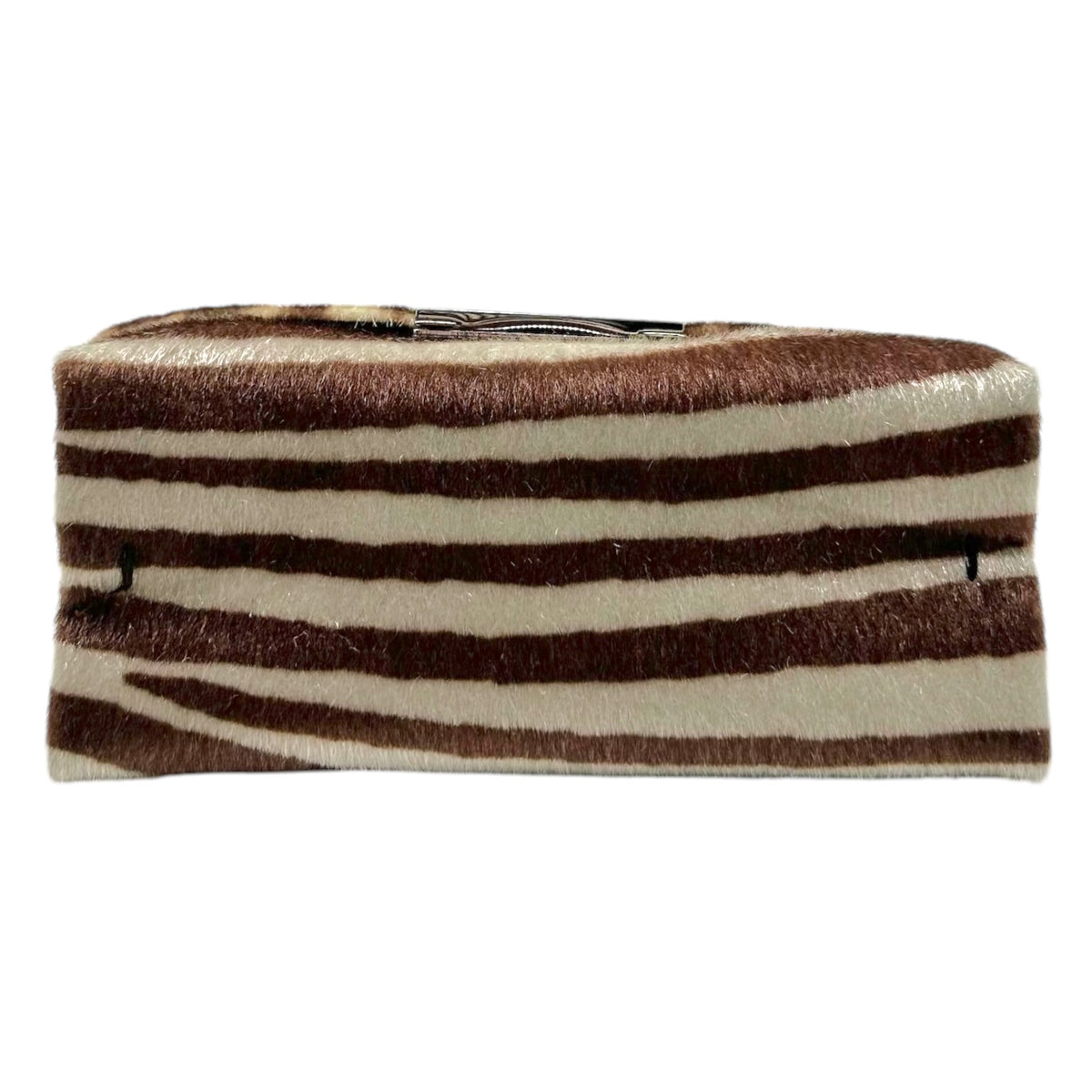 Stella McCartney Leopard Zebra Print Faux Ponyhair Crossbody Bag