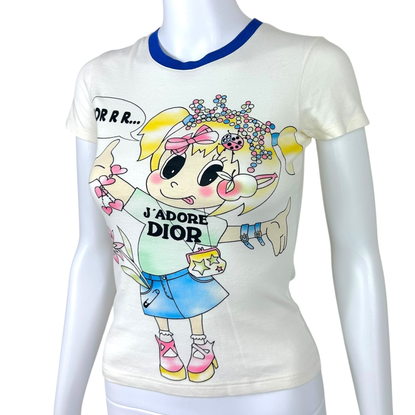 Christian Dior S/S 2005 Cartoon Doll T-Shirt RARE