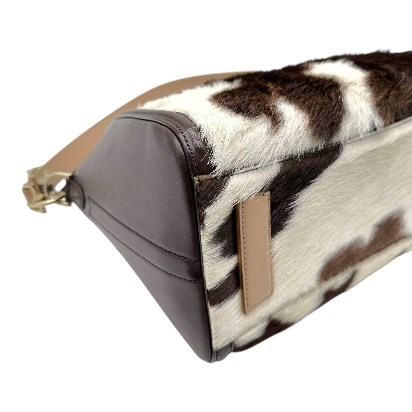 Givenchy Brown Cow Print Ponyhair Medium Antigona 2-Way Bag