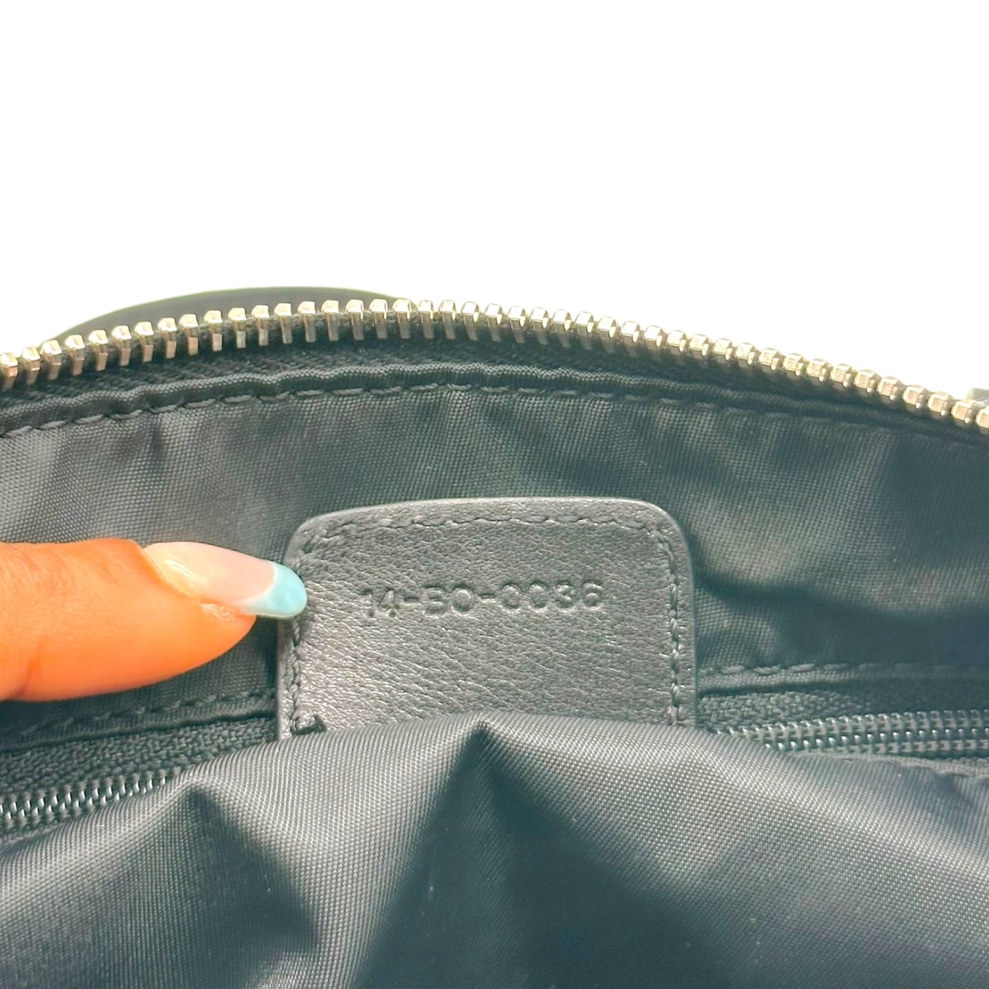 Christian Dior Black Trotter Monogram Shoulder Bag