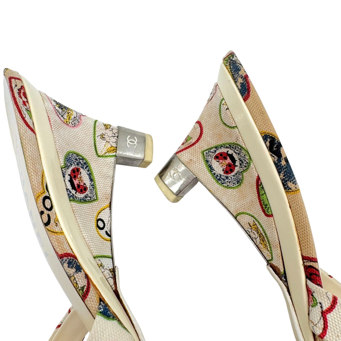 Chanel 2006 Valentine Mule Sandals