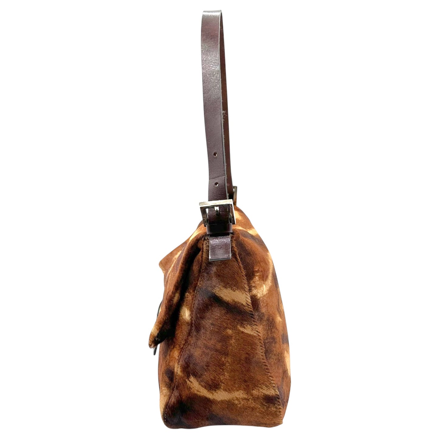 Fendi Brown Ponyhair Mama Baguette Bag