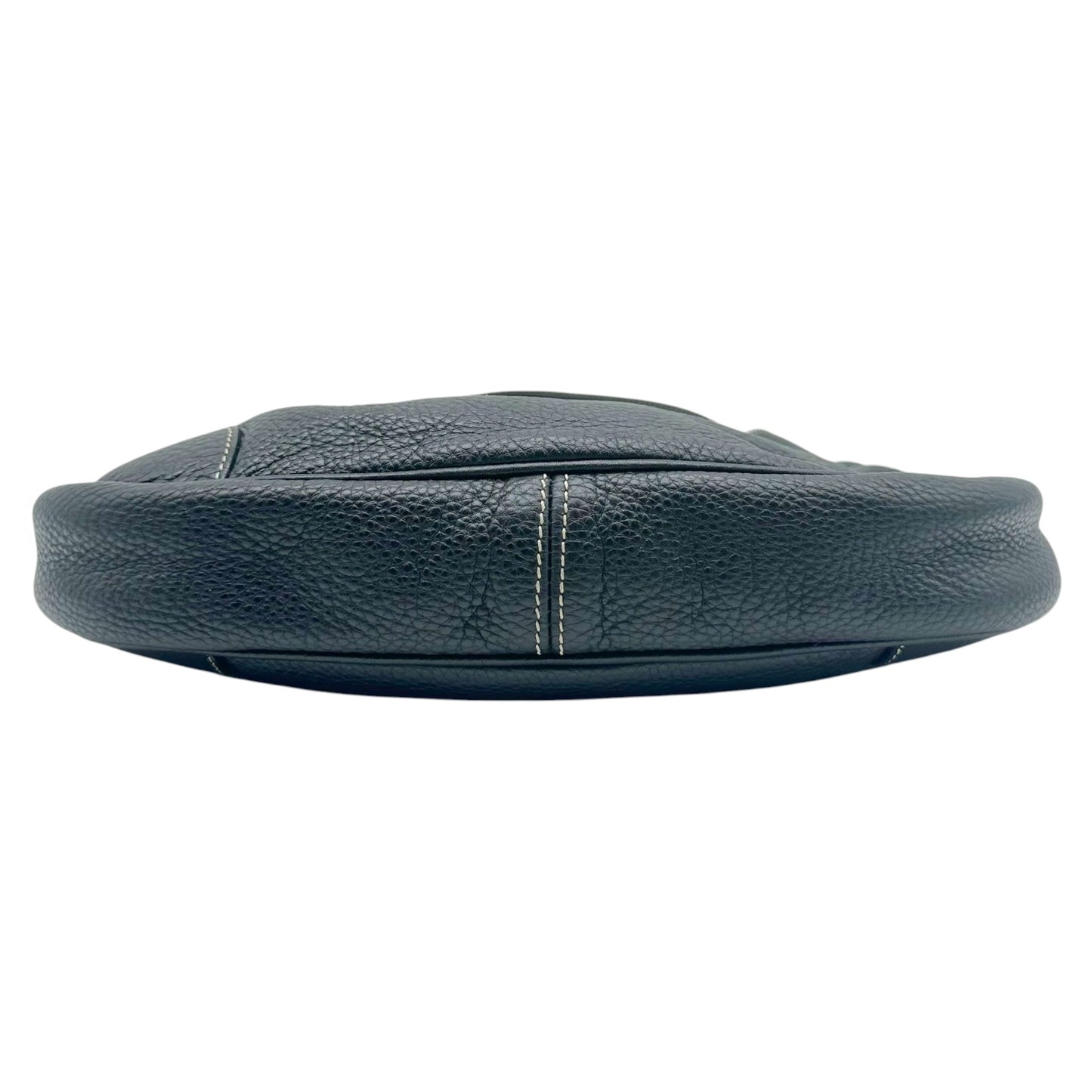 Dior Street Chic Black Leather Shoulder Bag