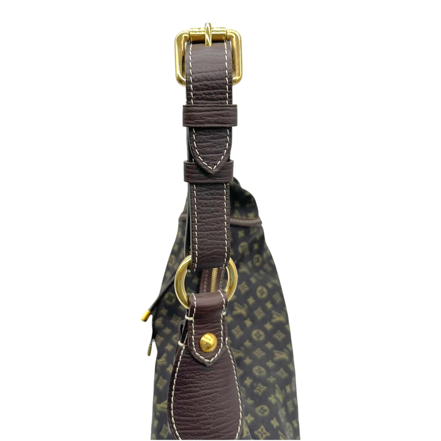 Louis Vuitton Shoulder Bag Brown Lin Monogram Manon MM