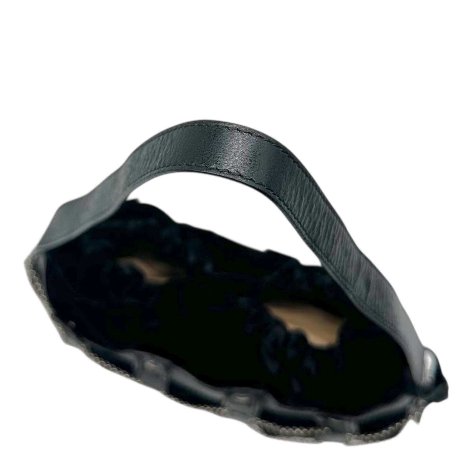 Dolce & Gabbana Black Suede Mini Bag With Chain Accents