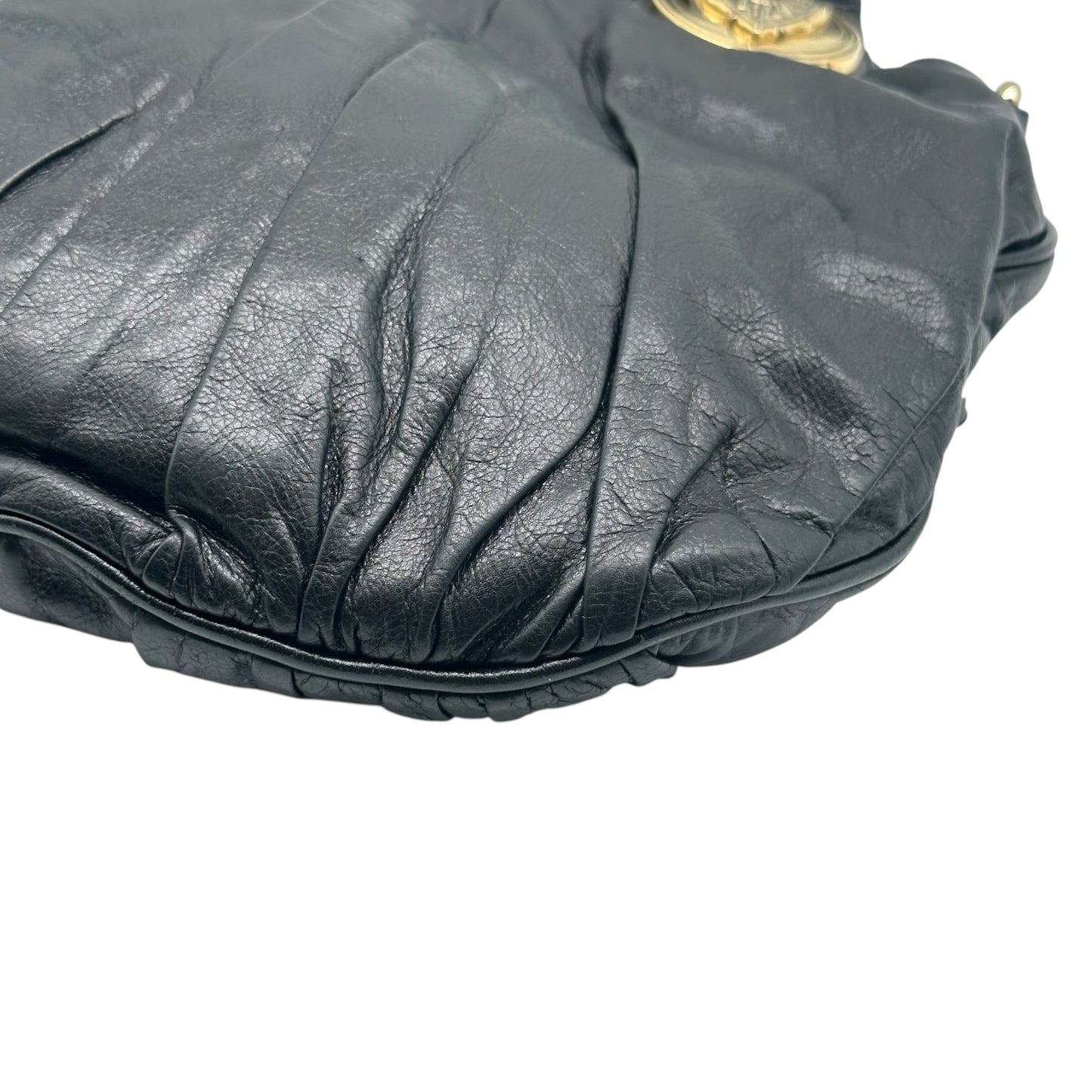 Gucci Black Leather Small Hysteria 2-Way Bag