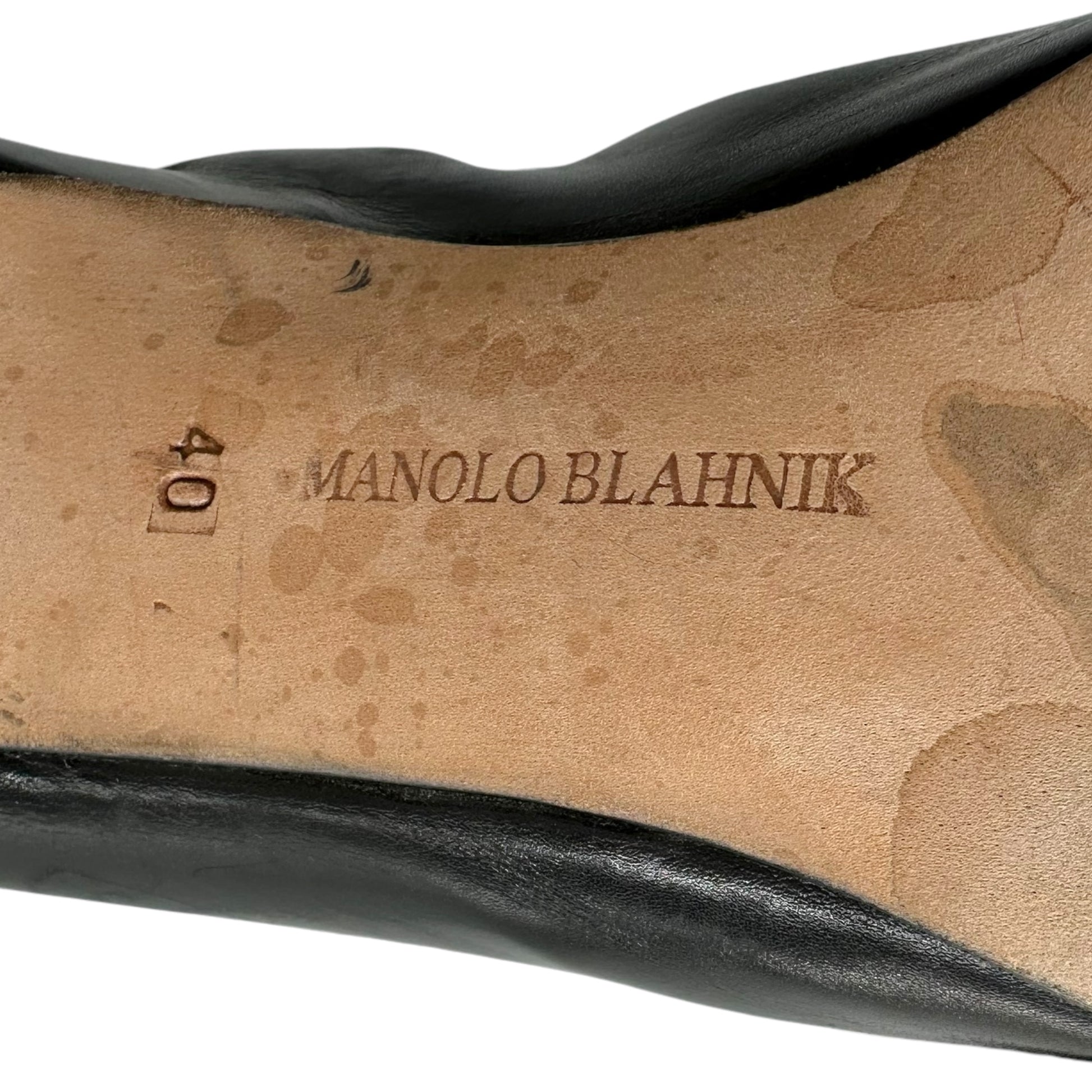 Manolo Blahnik Black Knee High Boots - Outfit Repeater