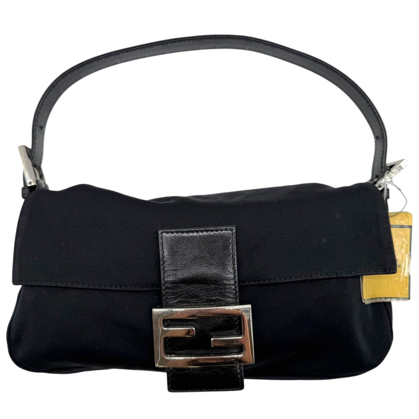 Fendi Black Neoprene Baguette Bag NEW