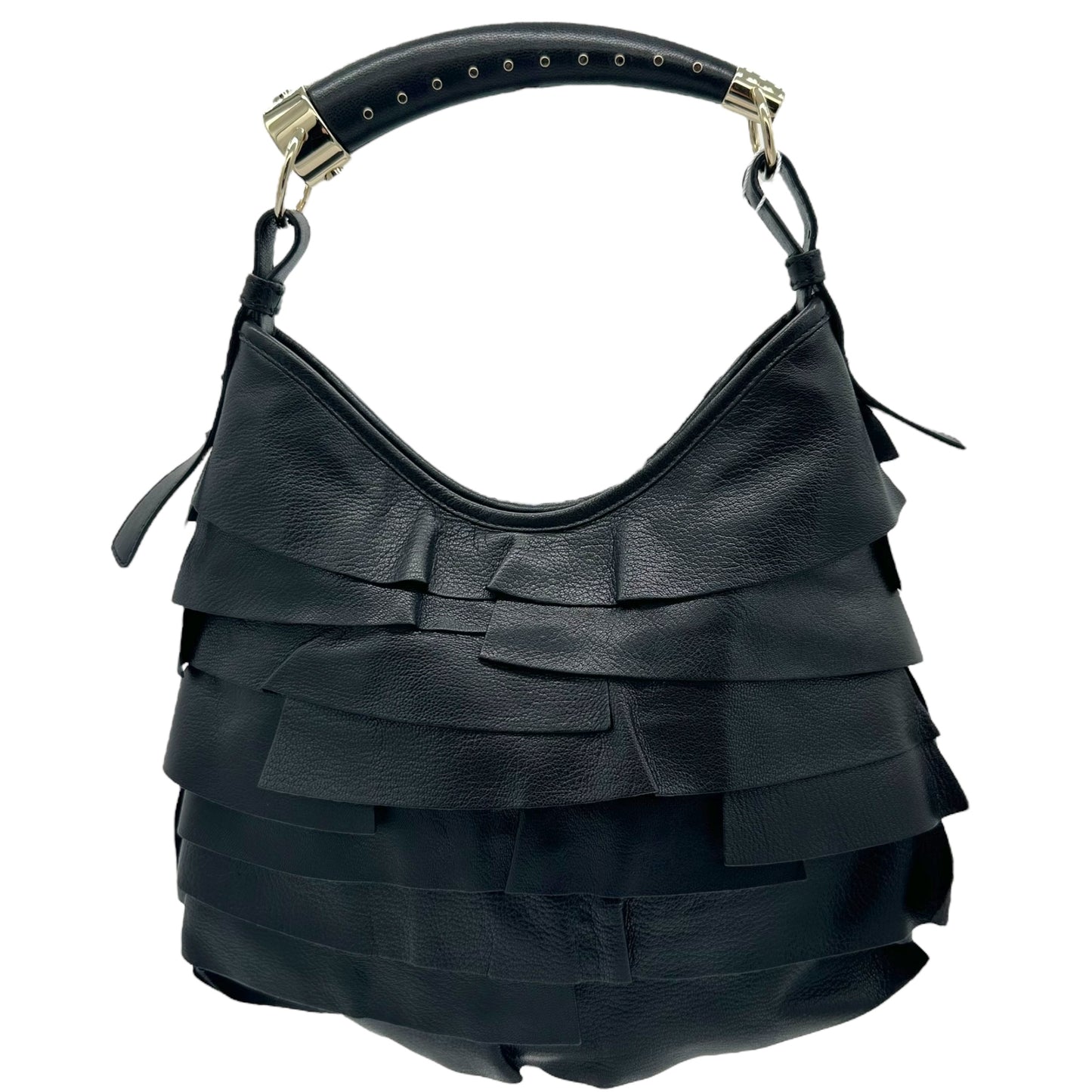 Yves Saint Laurent by Tom Ford Black Leather St. Tropez Bag - Outfit Repeater