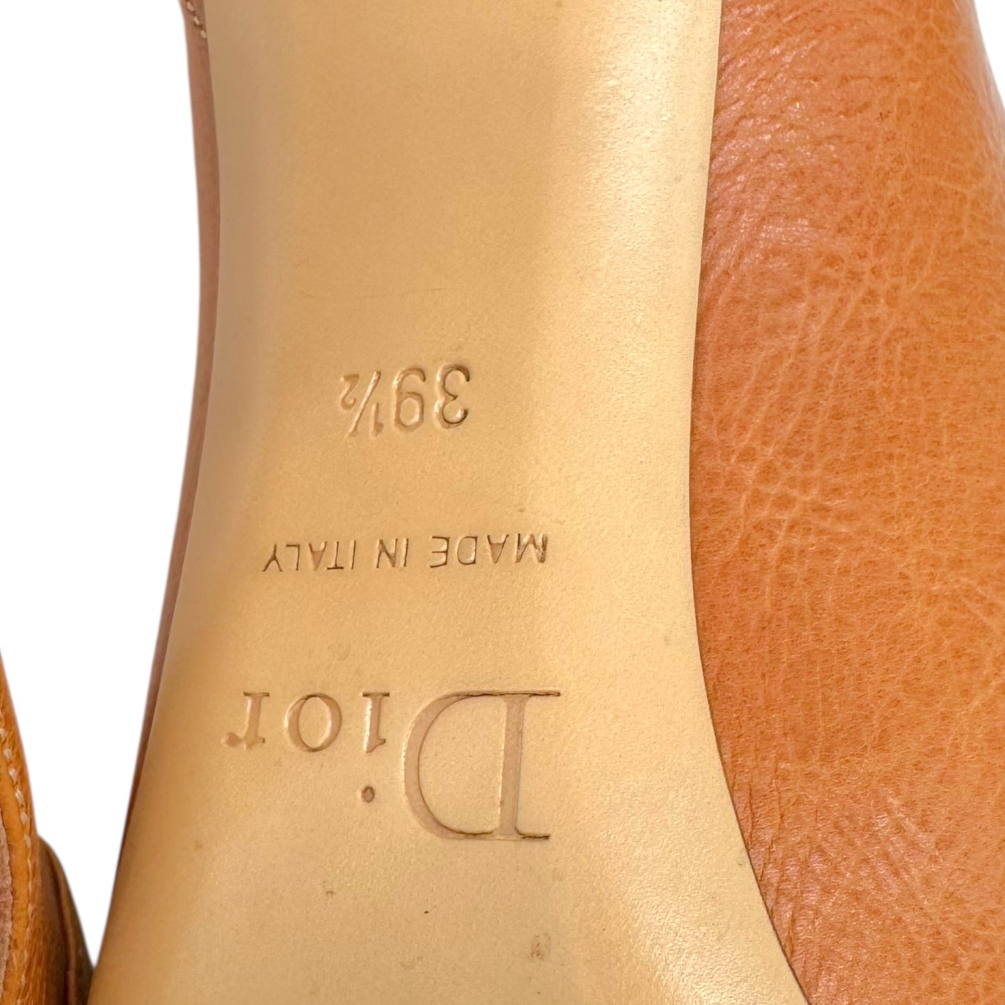 Christian Dior Tan Fur & Leather Loafer Pumps - Outfit Repeater