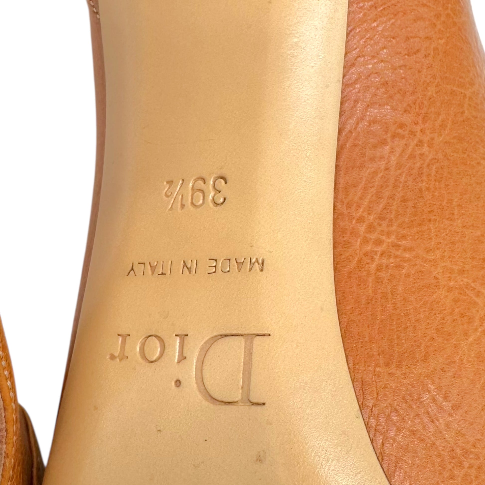 Christian Dior Tan Fur & Leather Loafer Pumps - Outfit Repeater