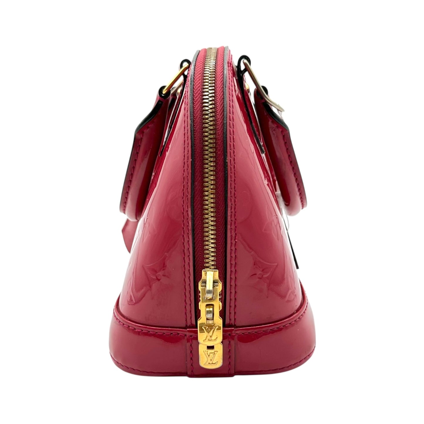 Louis Vuitton Red Vernis Alma BB 2-Way Bag