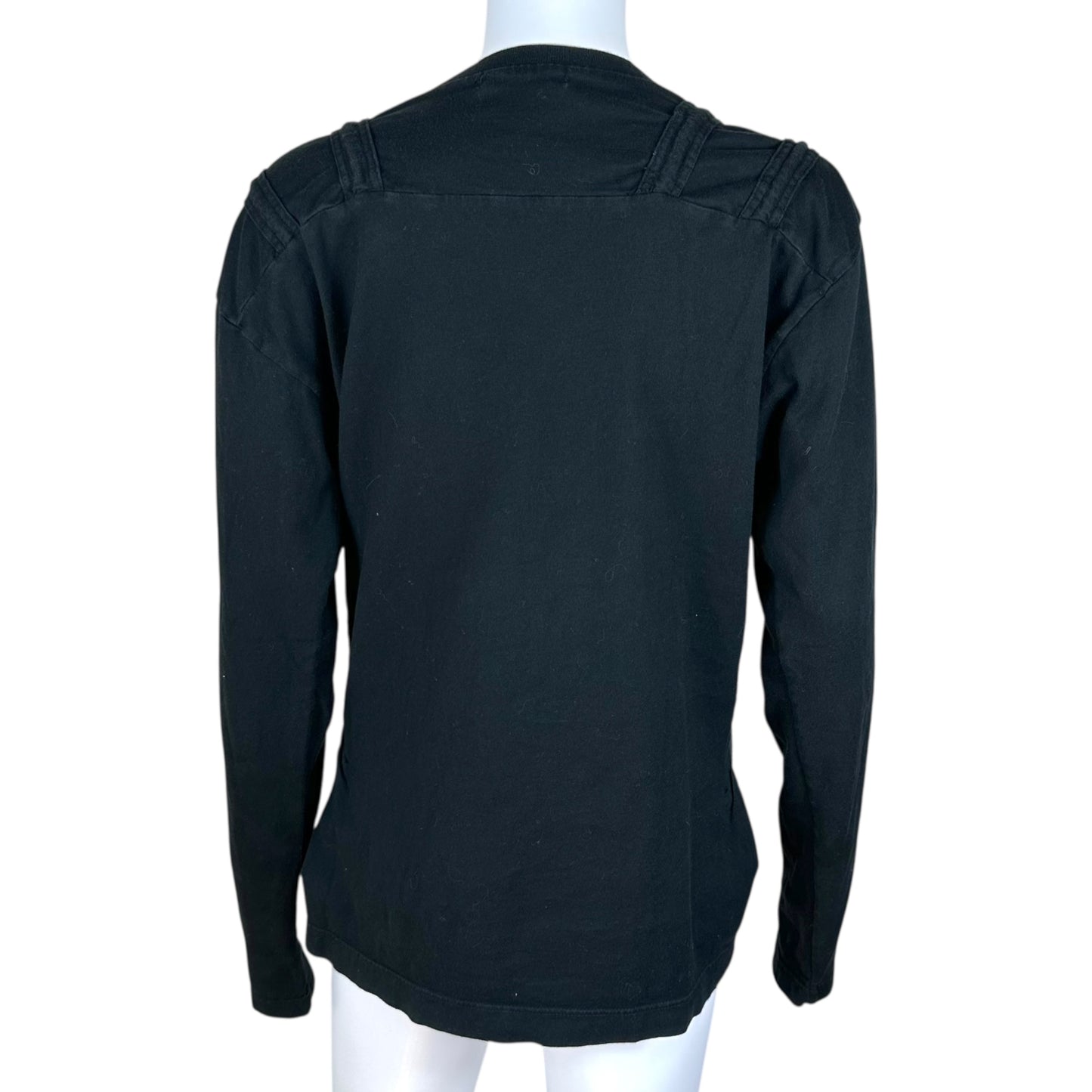 Helmut Lang Black Cut & Sew Long Sleeve T-Shirt