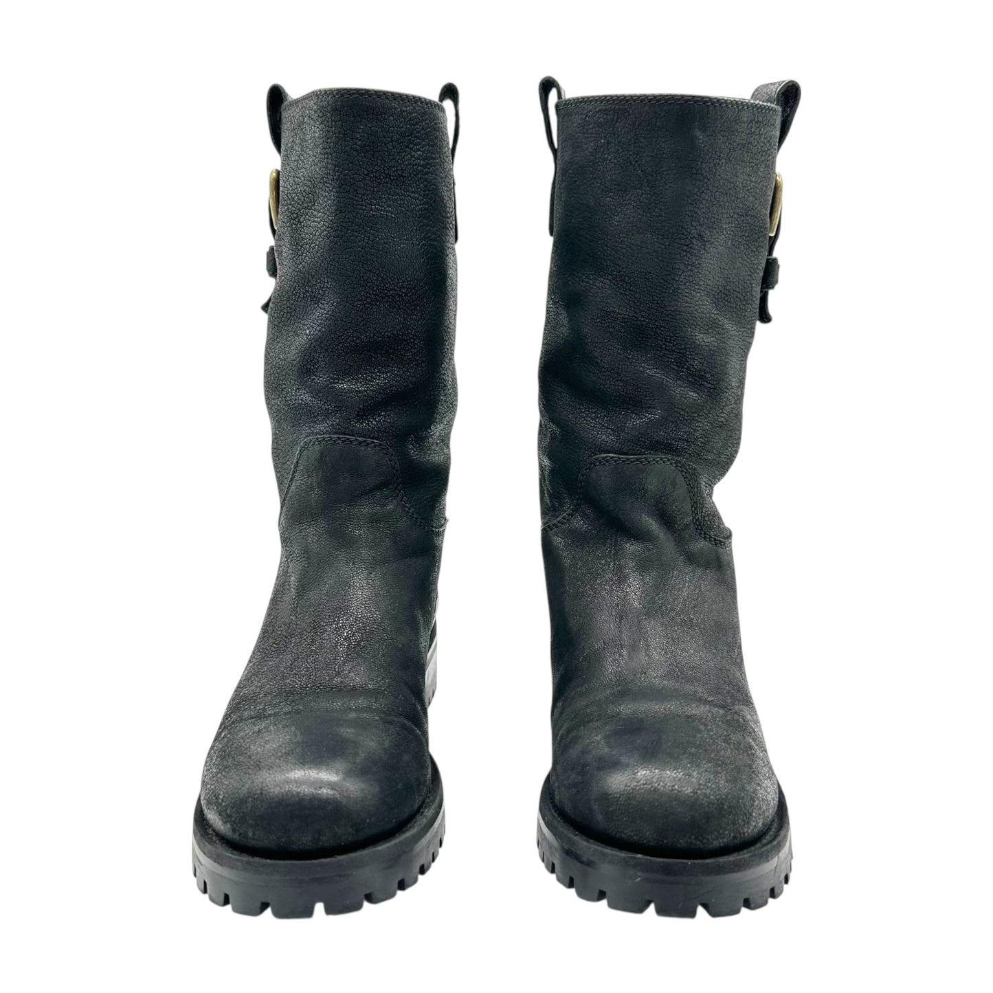 Dolce & Gabbana Black Biker Boots