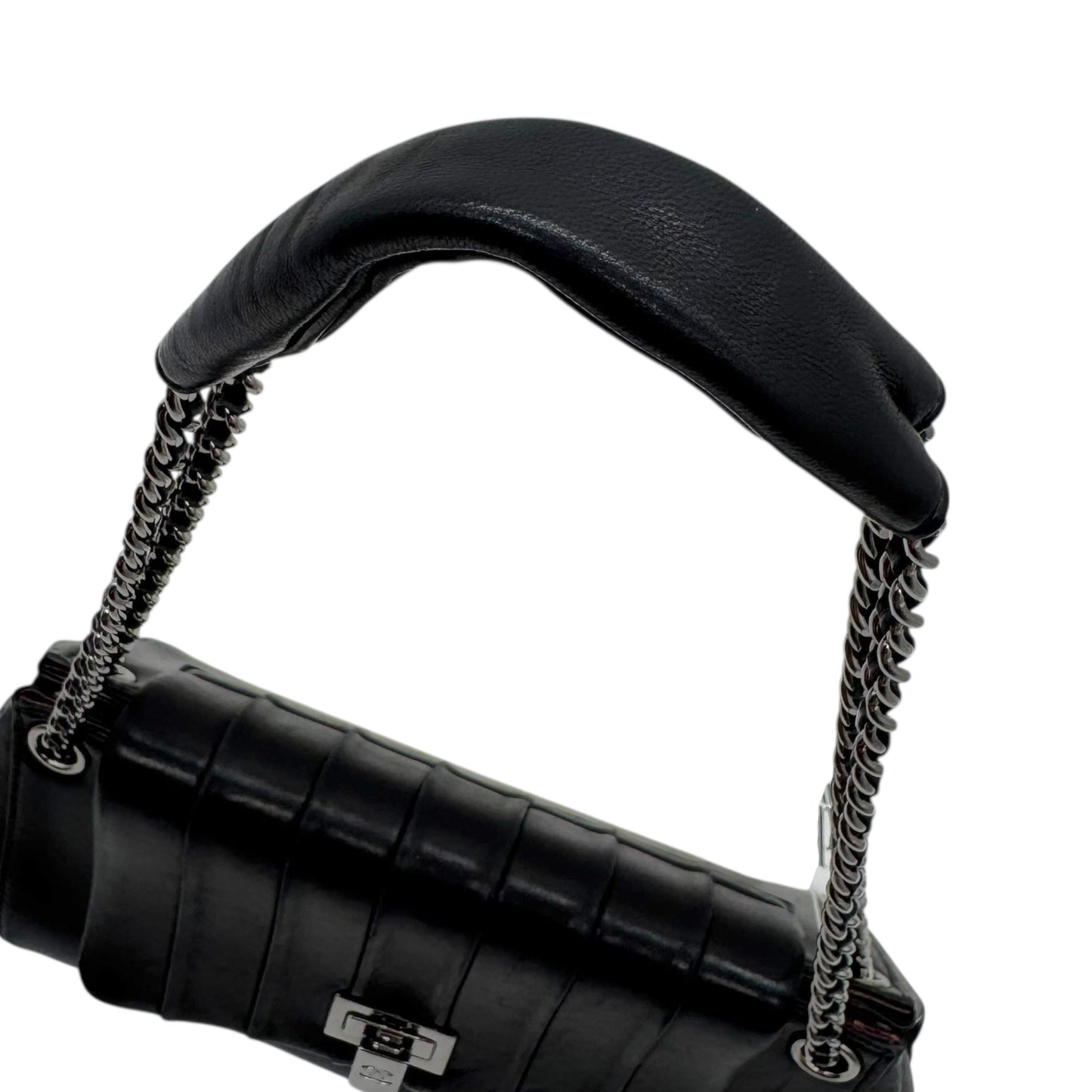 Chanel Black Lambskin Quilted Leather Accordion Shoulder Bag 2002-03 - Outfit Repeater