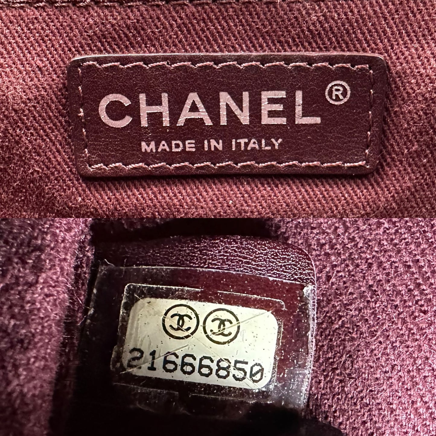 Chanel Burgundy Medium Classic Flip Bag