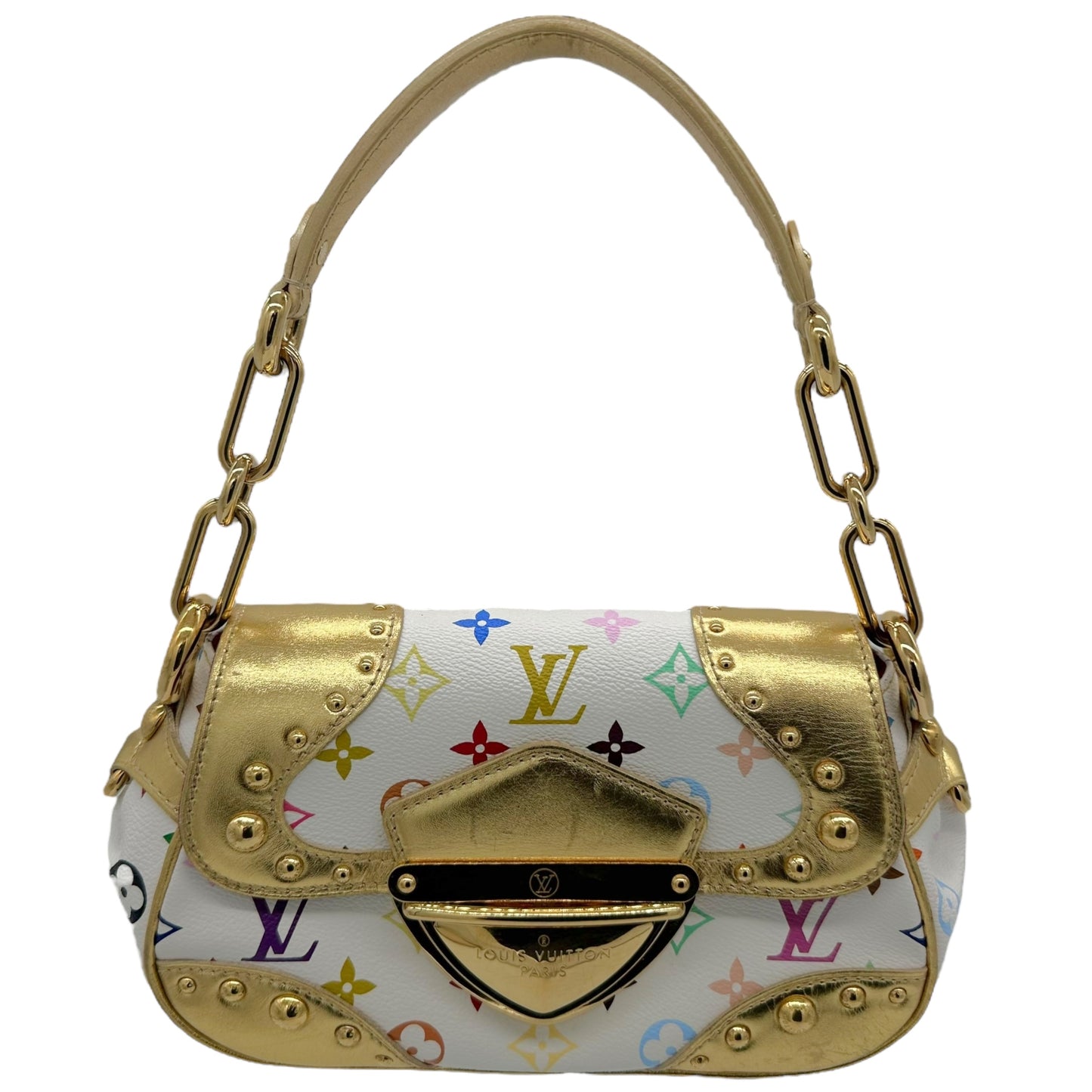 Louis Vuitton White Multicolor Monogram Marilyn Bag