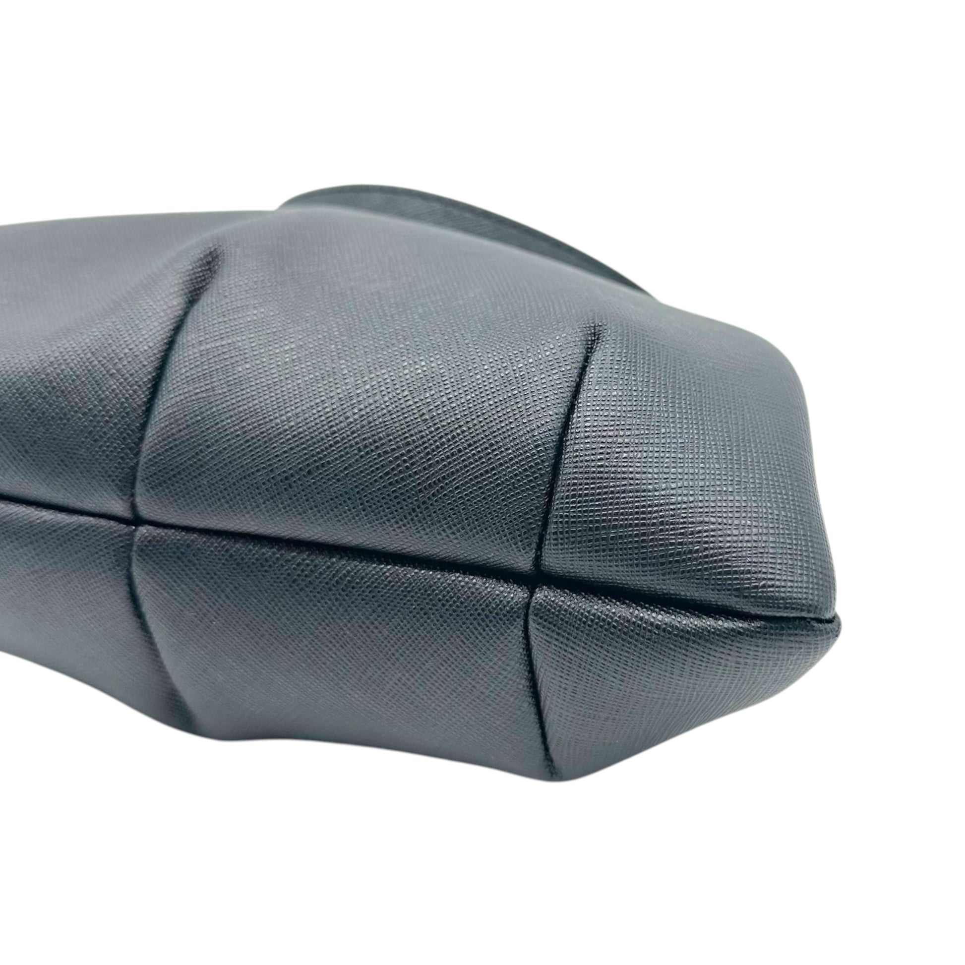 Vivienne Westwood Black Leather Mini Bag with Kisslock Closure