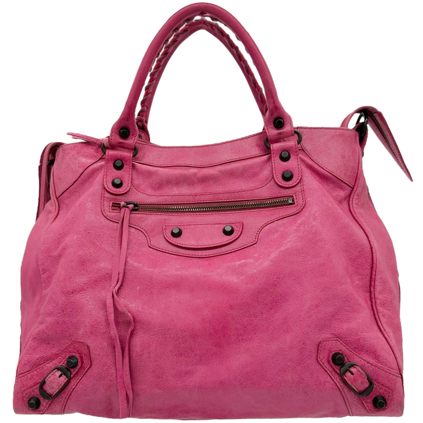 Balenciaga Large Pink City Bag