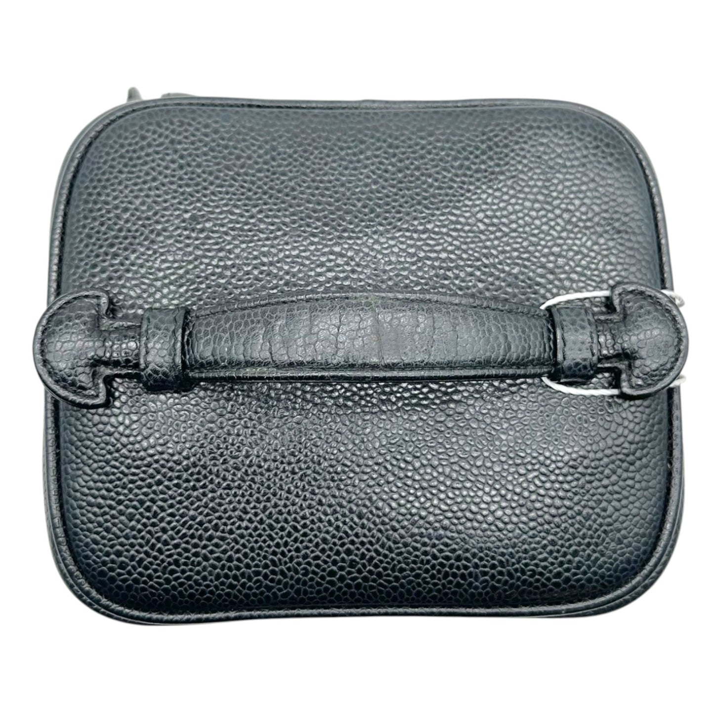 Chanel Black Caviar Leather Vanity Bag