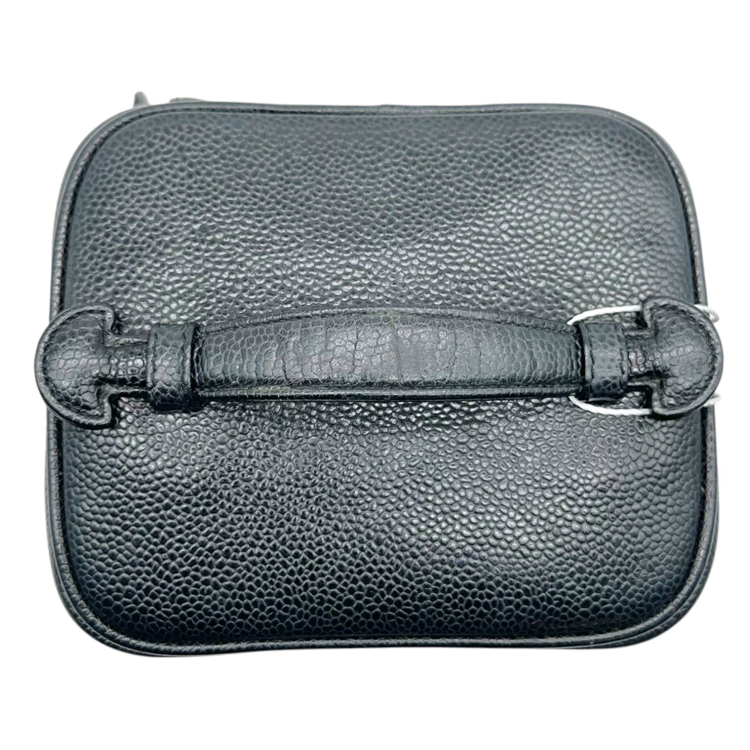 Chanel Black Caviar Leather Vanity Bag