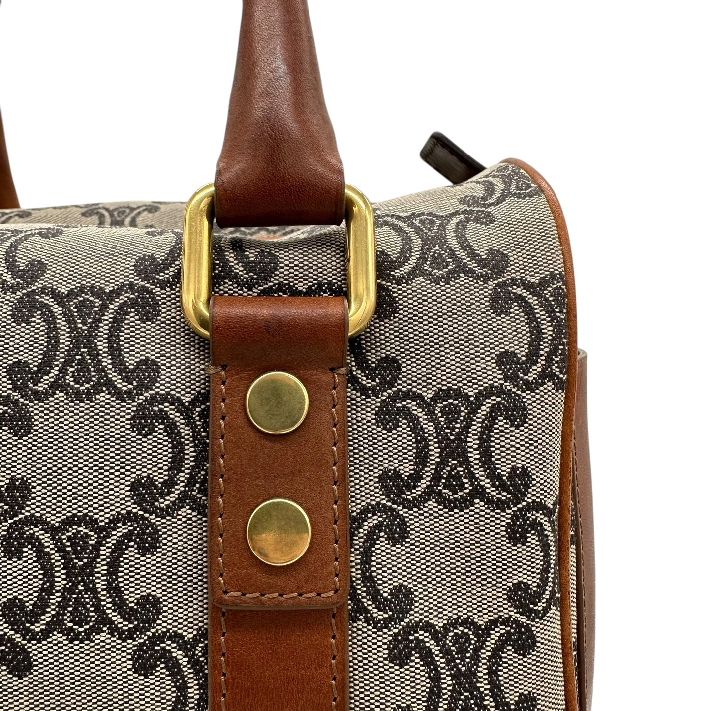 Celine Triomphe Monogram Mini Boston Bag - Outfit Repeater