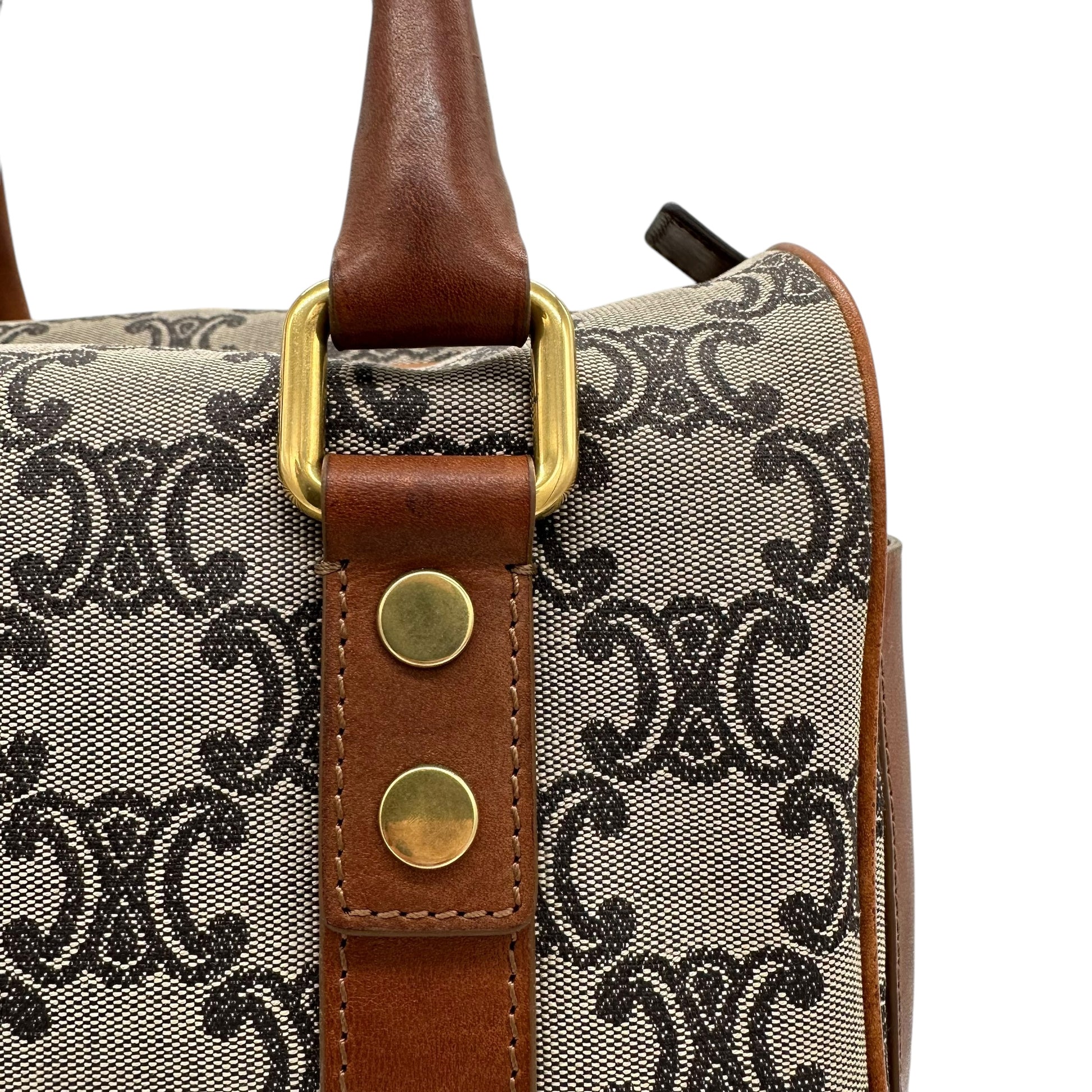 Celine Triomphe Monogram Mini Boston Bag - Outfit Repeater