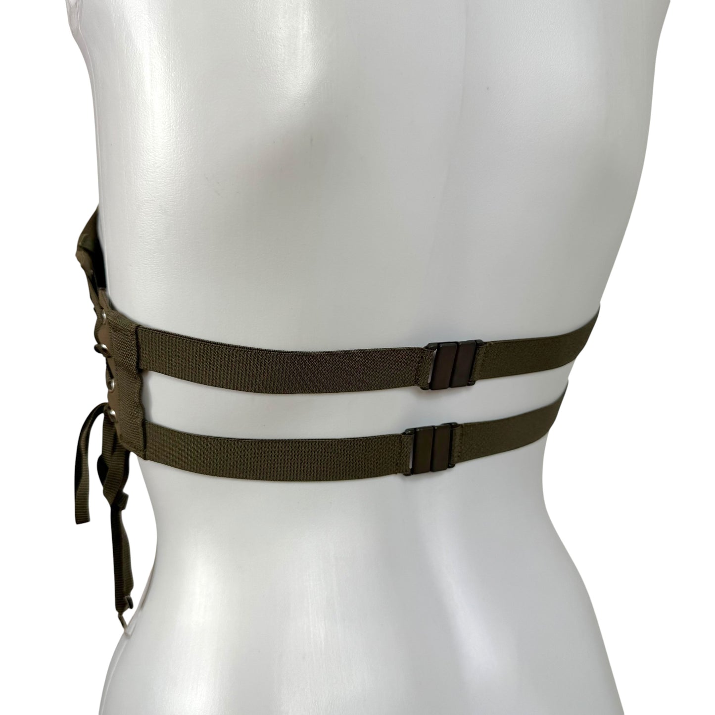 Jean Paul Gaultier x La Perla Brown Lace-Up Bikini Set