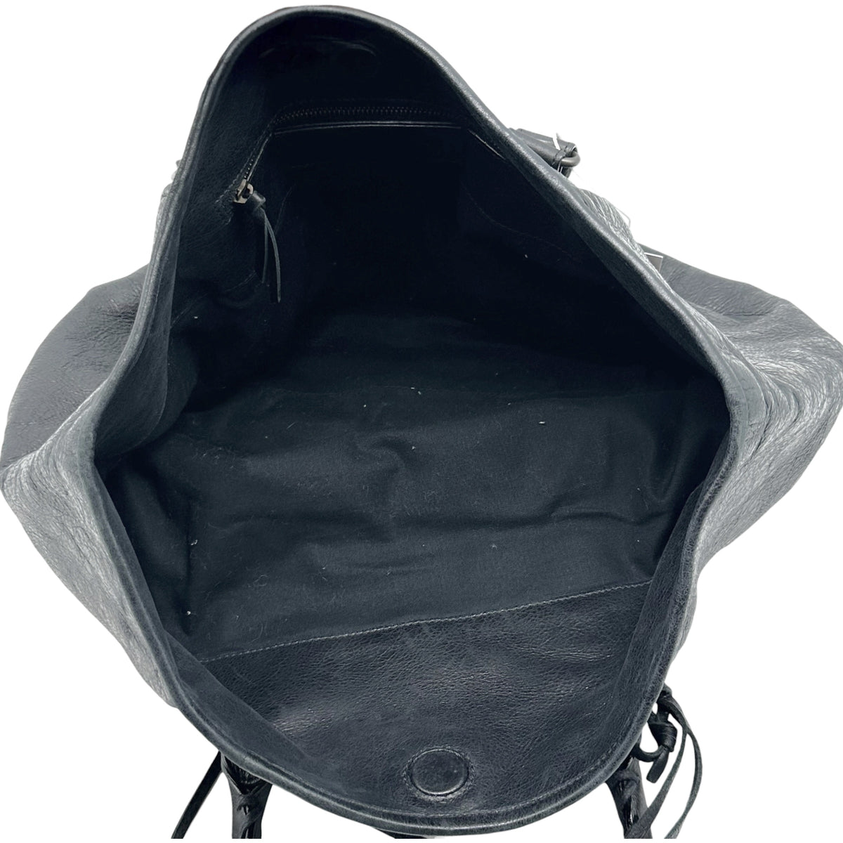 Balenciaga Black Leather City Tote Bag