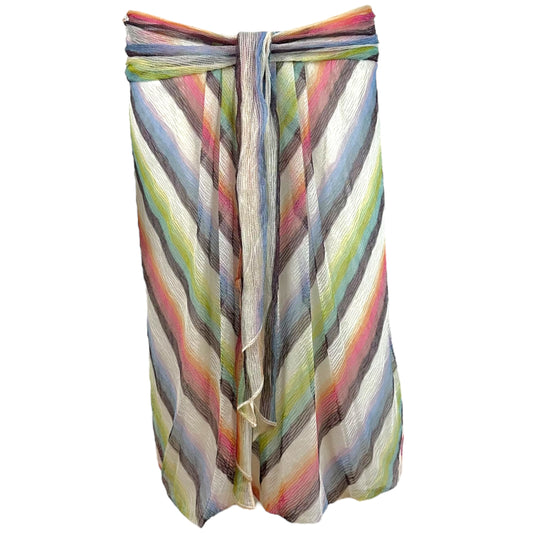 Missoni Multicolor Knit Striped Midi Skirt