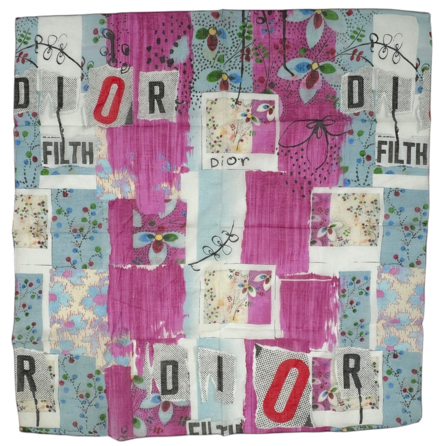 Dior F/W 2003 'Filth' Cotton Scarf