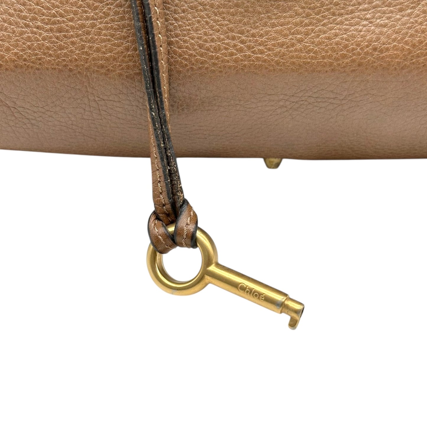 Chloe Brown & Gold Paddington Shoulder Bag