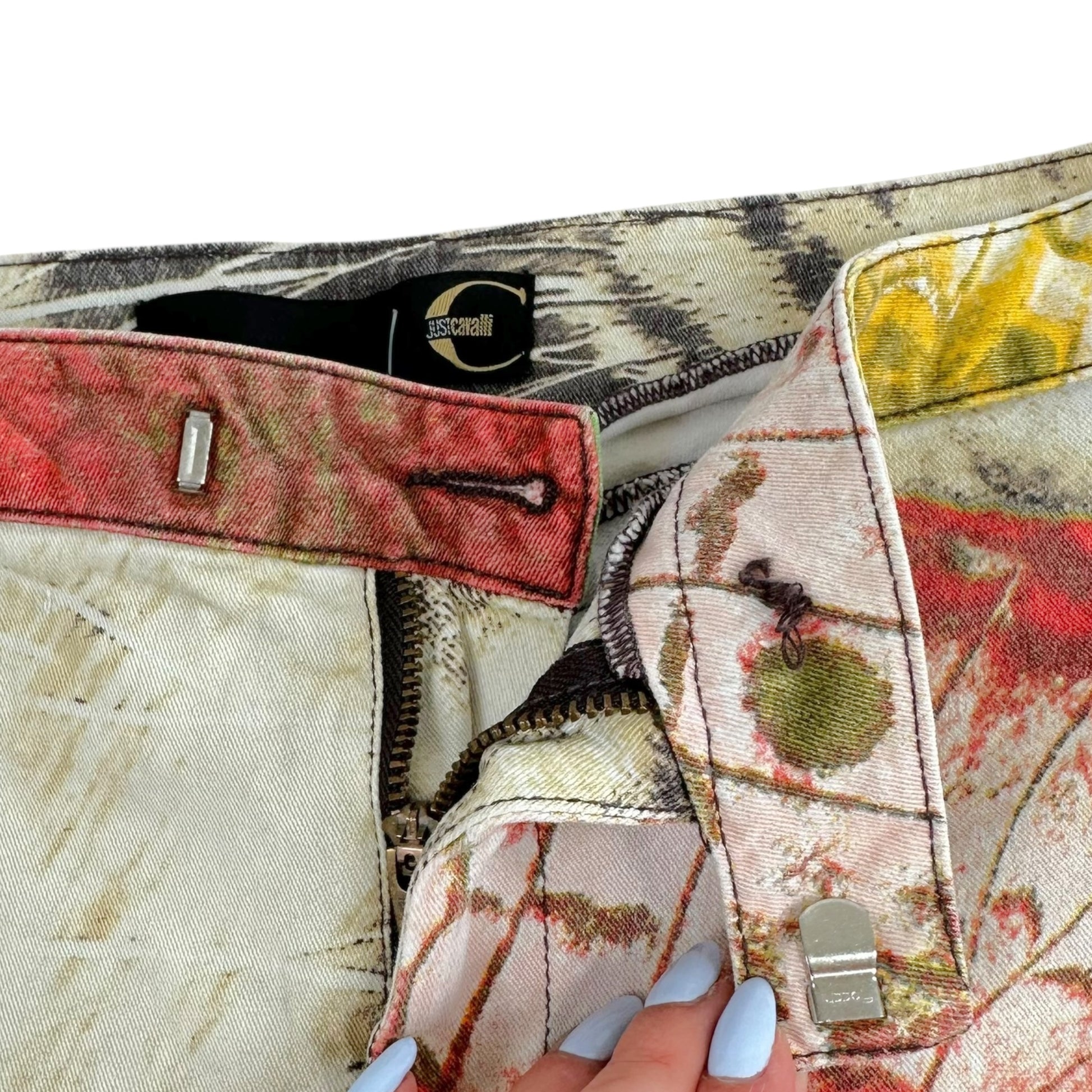 Just Cavalli Roberto Cavalli Butterfly Print Jeans - Outfit Repeater