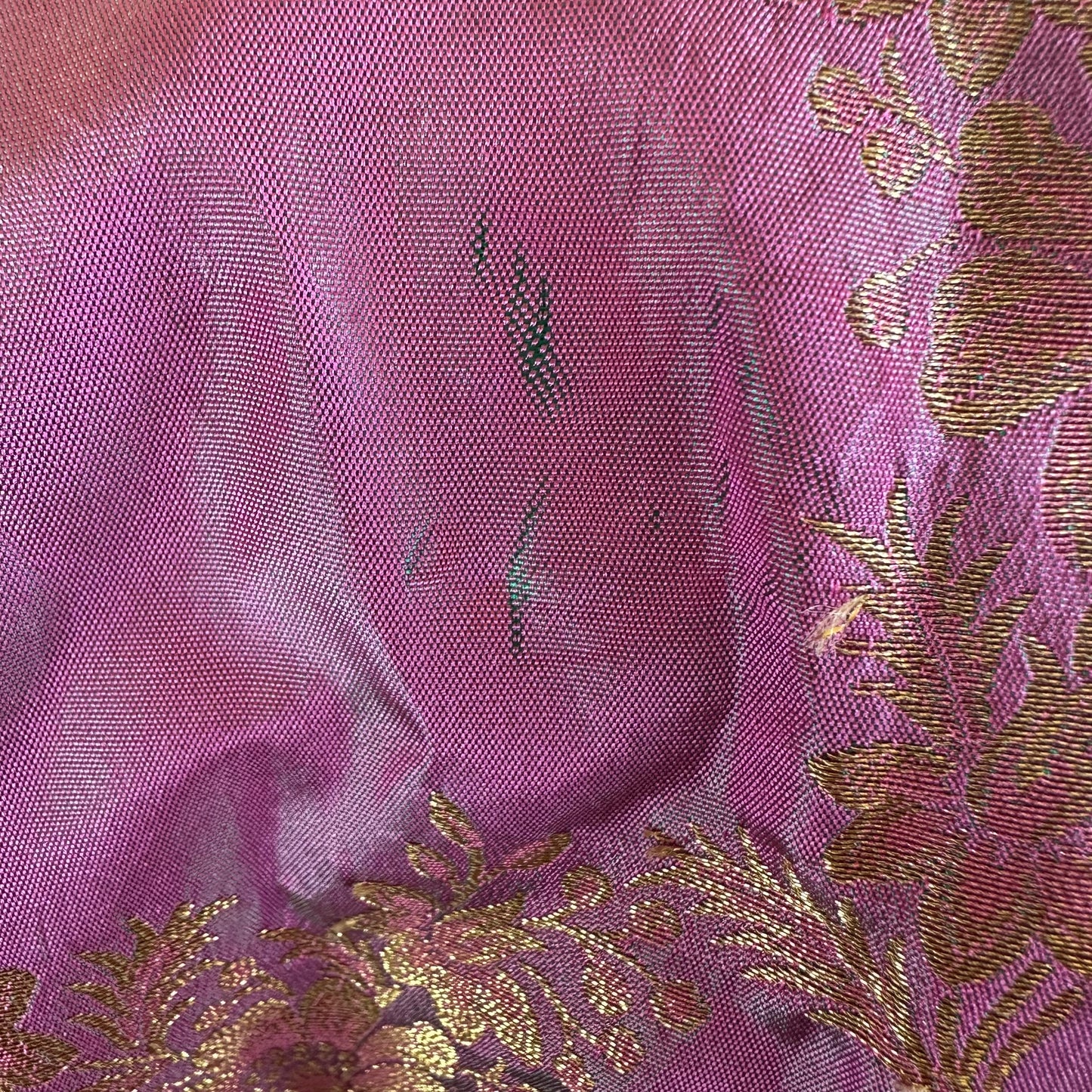 Dolce & Gabbana Mini Skirt Pink Gold Damask Print XS