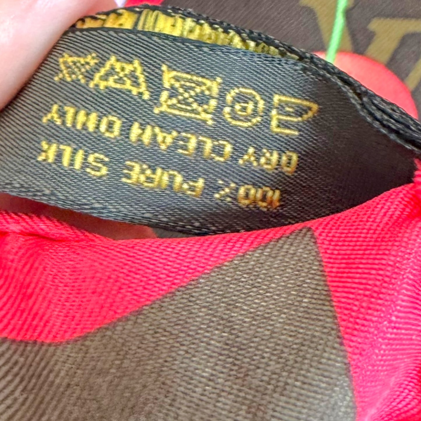 Louis Vuitton x Murakami Cherry Monogram Print Silk Square Scarf