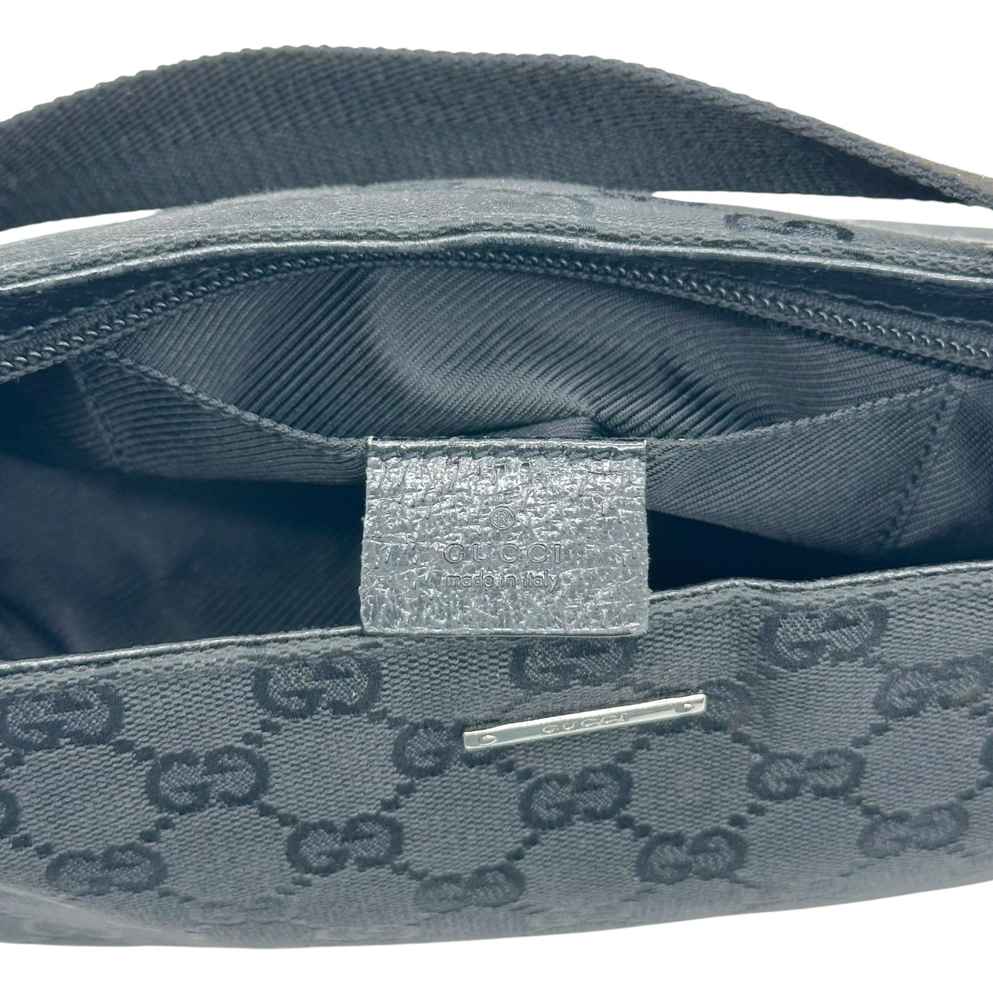 Gucci Mini Pochette Bag Black Monogram Canvas
