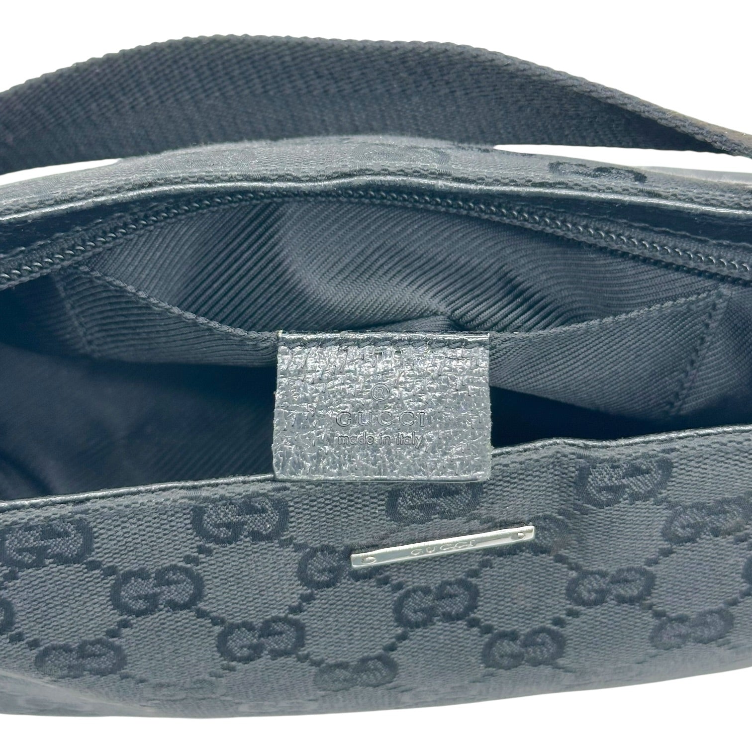 Gucci Mini Pochette Bag Black Monogram Canvas