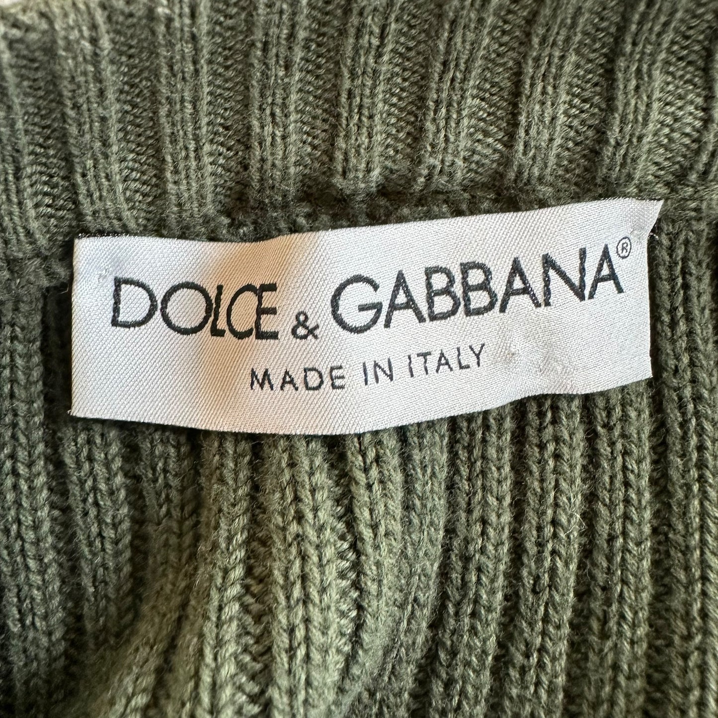 Dolce & Gabbana Gray Knit Logo Sweater - Outfit Repeater