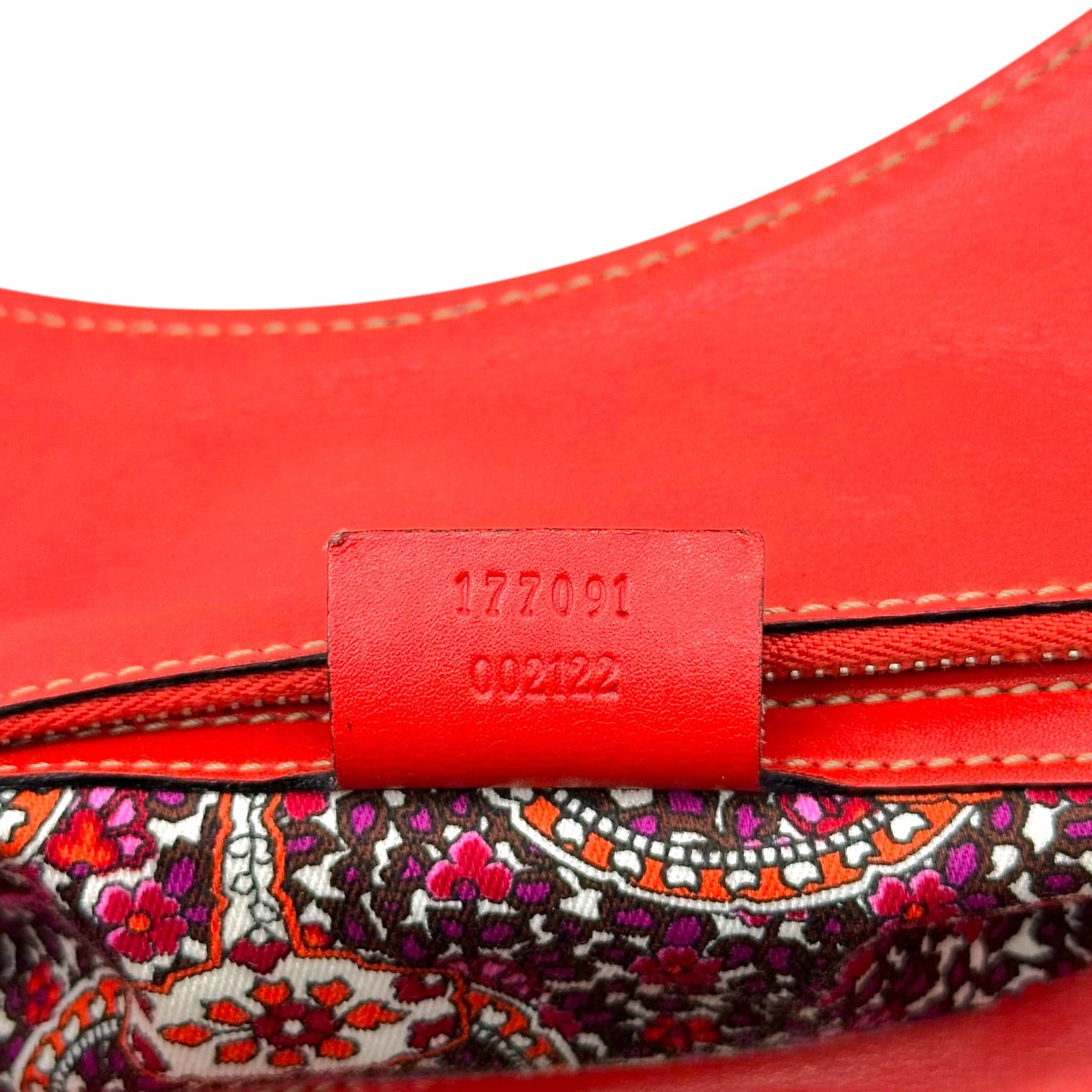 Gucci Black Suede Red Patent Fringe Tote Bag