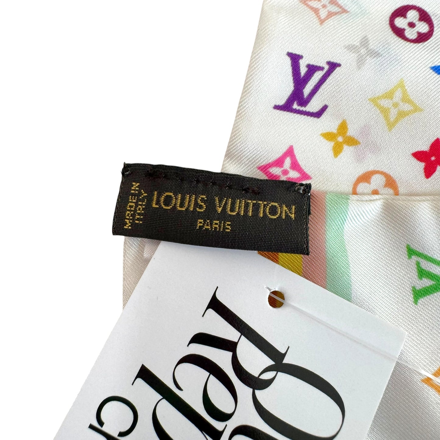 Louis Vuitton White Multicolor Murakami Monogram Twilly