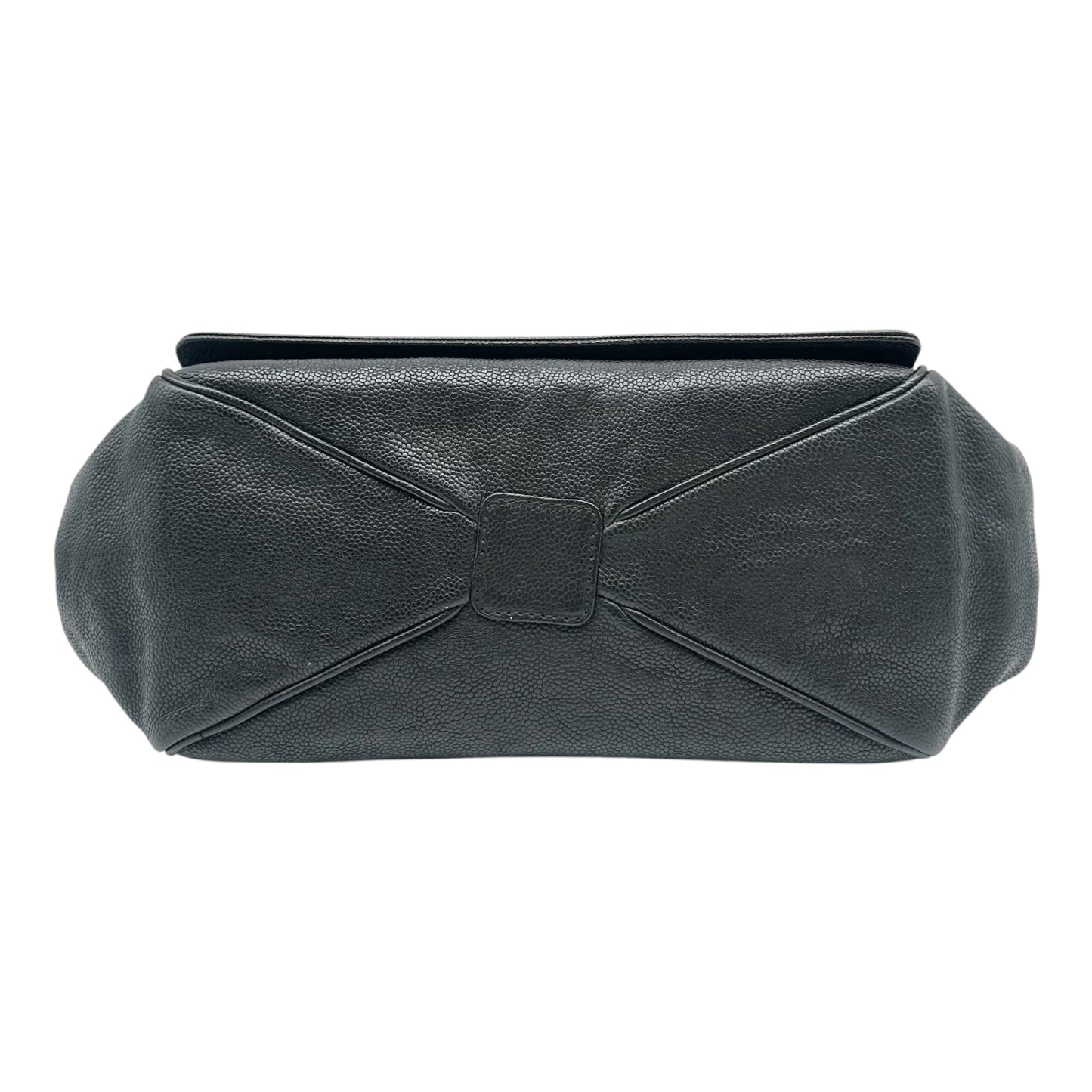 Chanel Black Caviar Leather LAX Chain Strap Shoulder Bag 2005-06