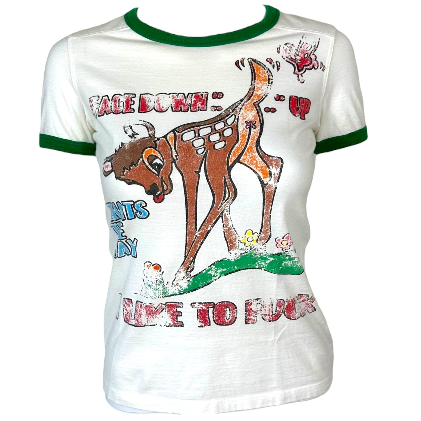 Dsquared2 'Face Down A** Up' Graphic T-Shirt