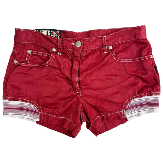 Jean Paul Gaultier Jeans Burgundy Mini Shorts - Outfit Repeater