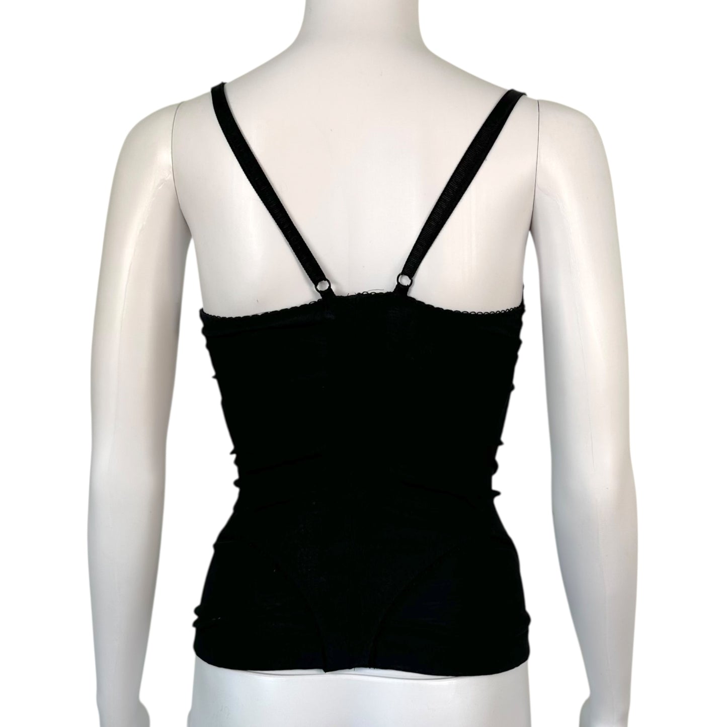 D&G Dolce & Gabbana Black Stretch Corset - Outfit Repeater