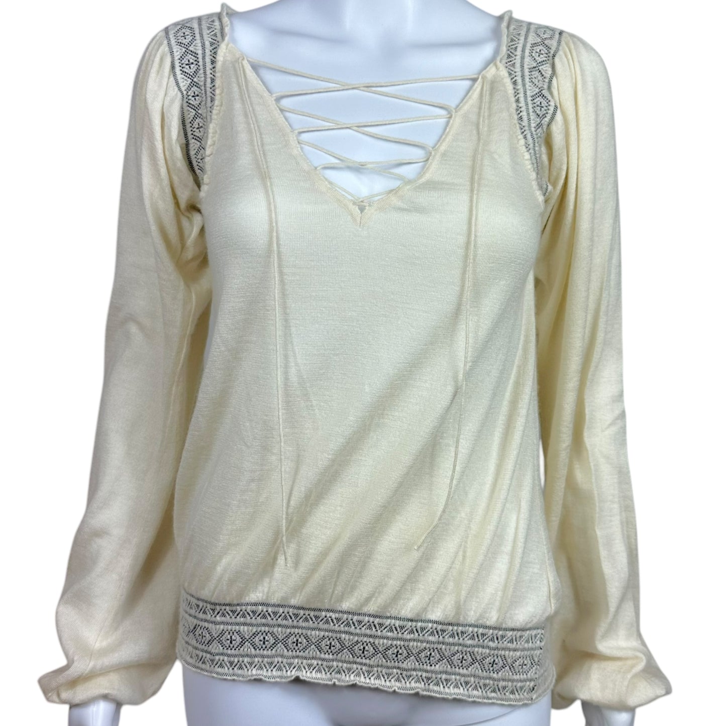 Chloe F/W 2004 Knit Peasant Blouse