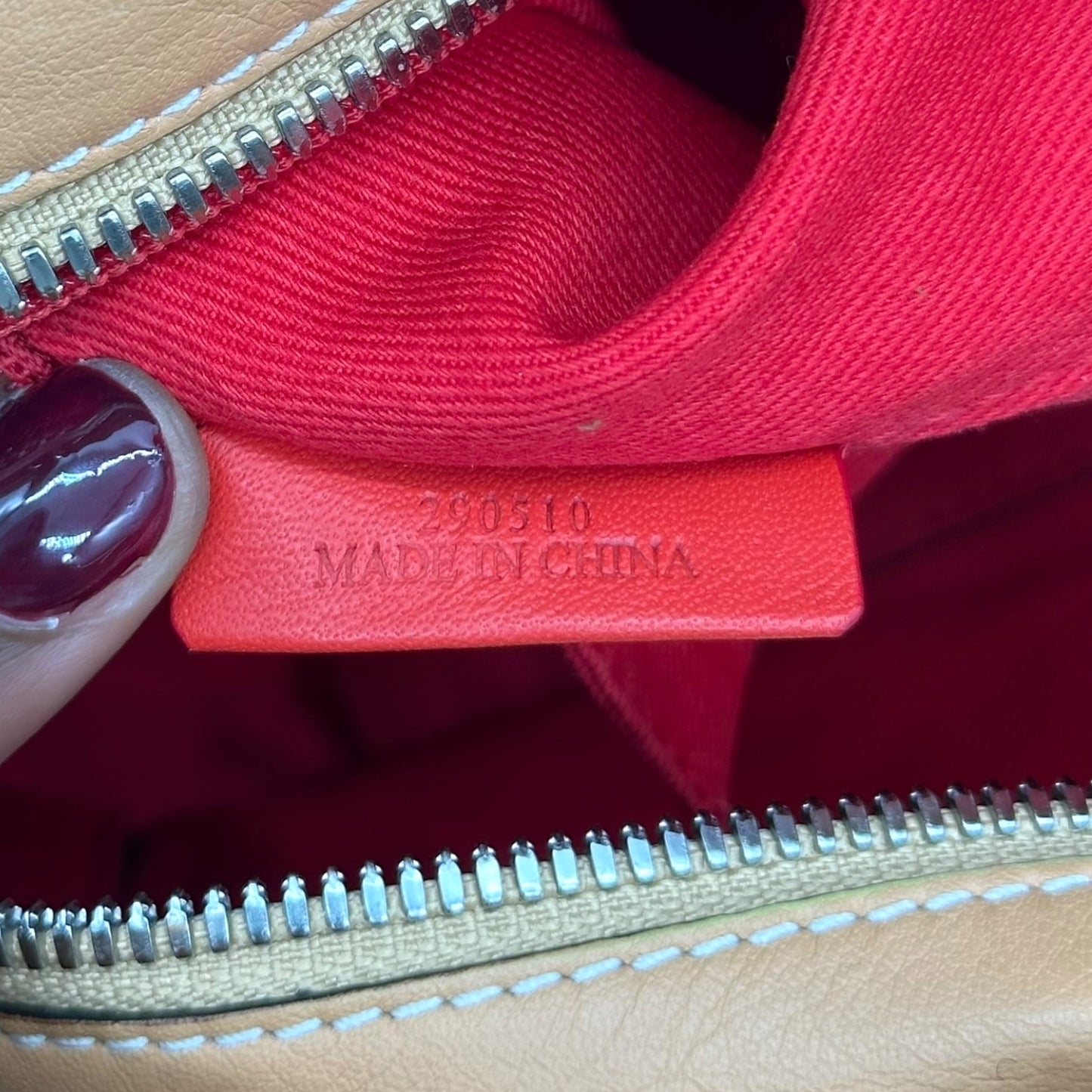 Loewe Tan Leather Anagram Logo Amazona Tote Bag