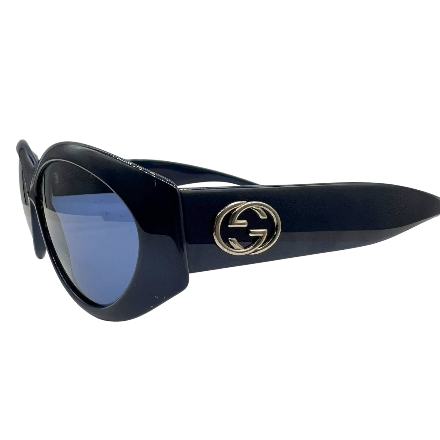 Gucci Royal Blue Oversized Oval Sunglasses 2195/S